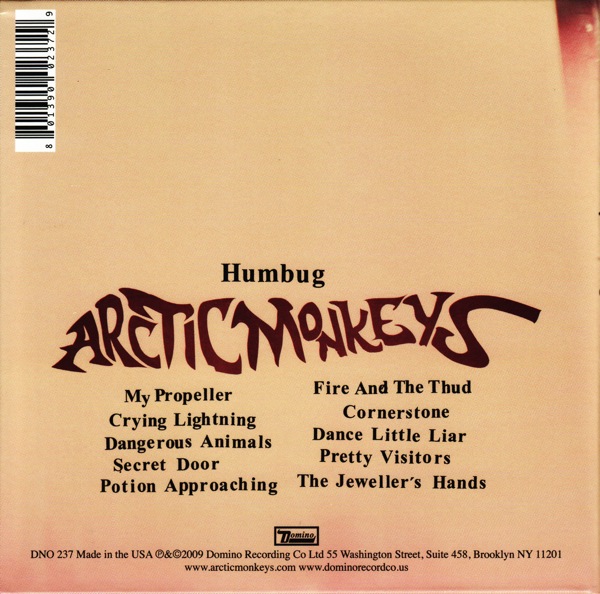 back, Arctic Monkeys - Humbug